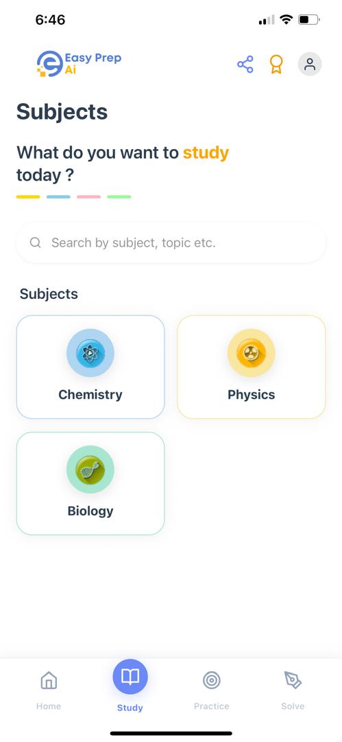 EasyPrep Subjects